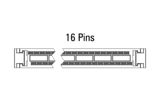 One27-liitinrivi, IDC, 16-napainen